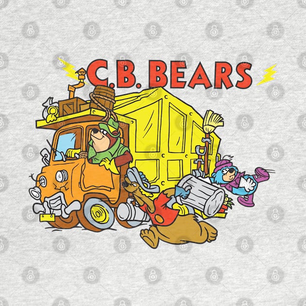 CB Bears Cartoon by Chewbaccadoll